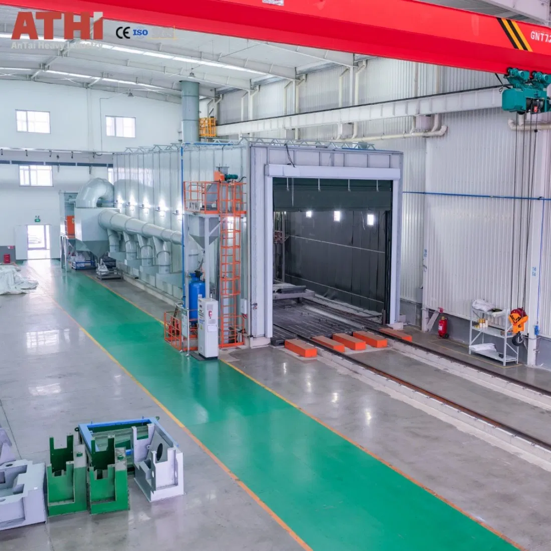 Innovative Robust Safe Pneumatic Fan Suction Room Sand Blasting Chamber Cleaning Machine