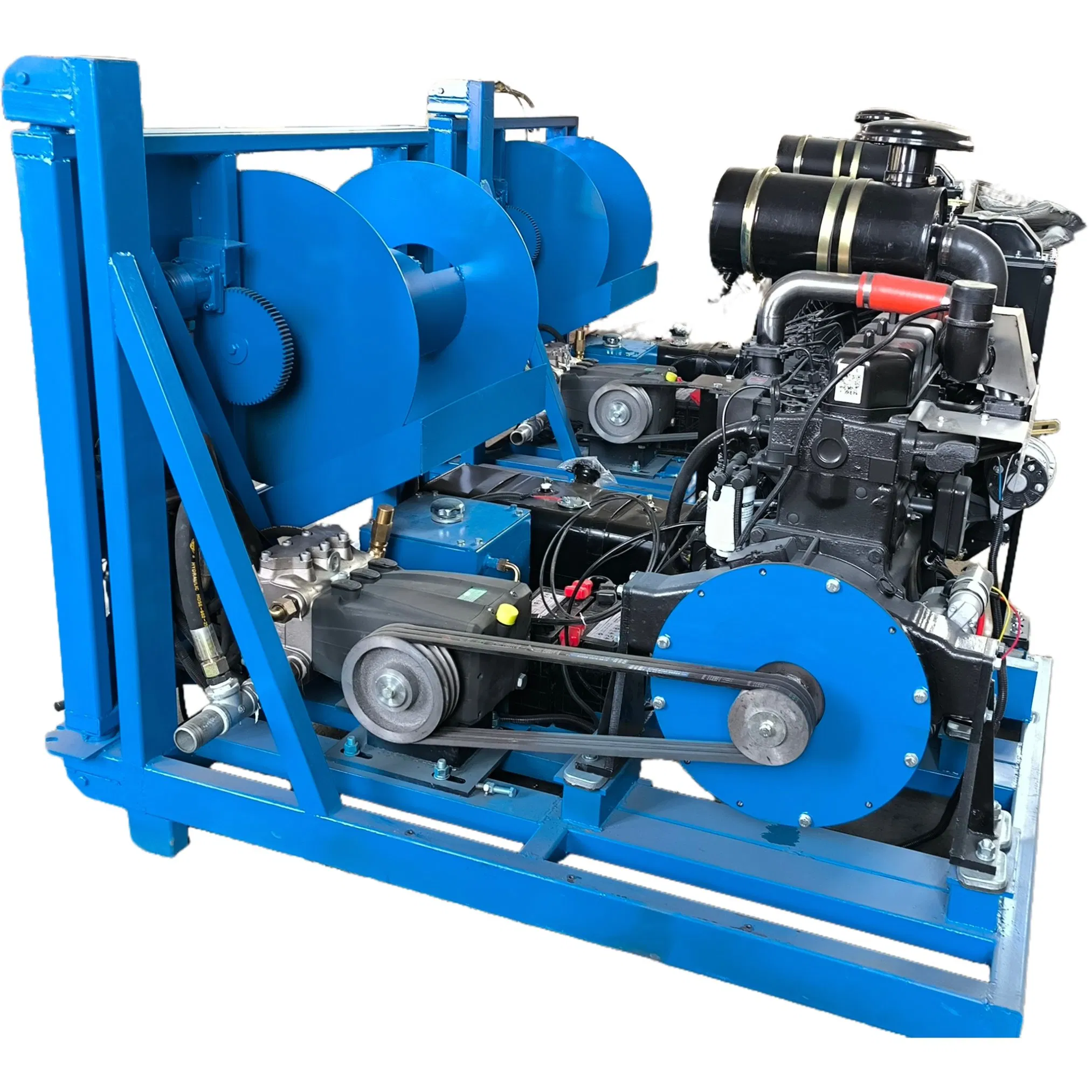 Multi-Purpose High Pressure Water Jetting System Industrial Drain Unclogging and Cleaning