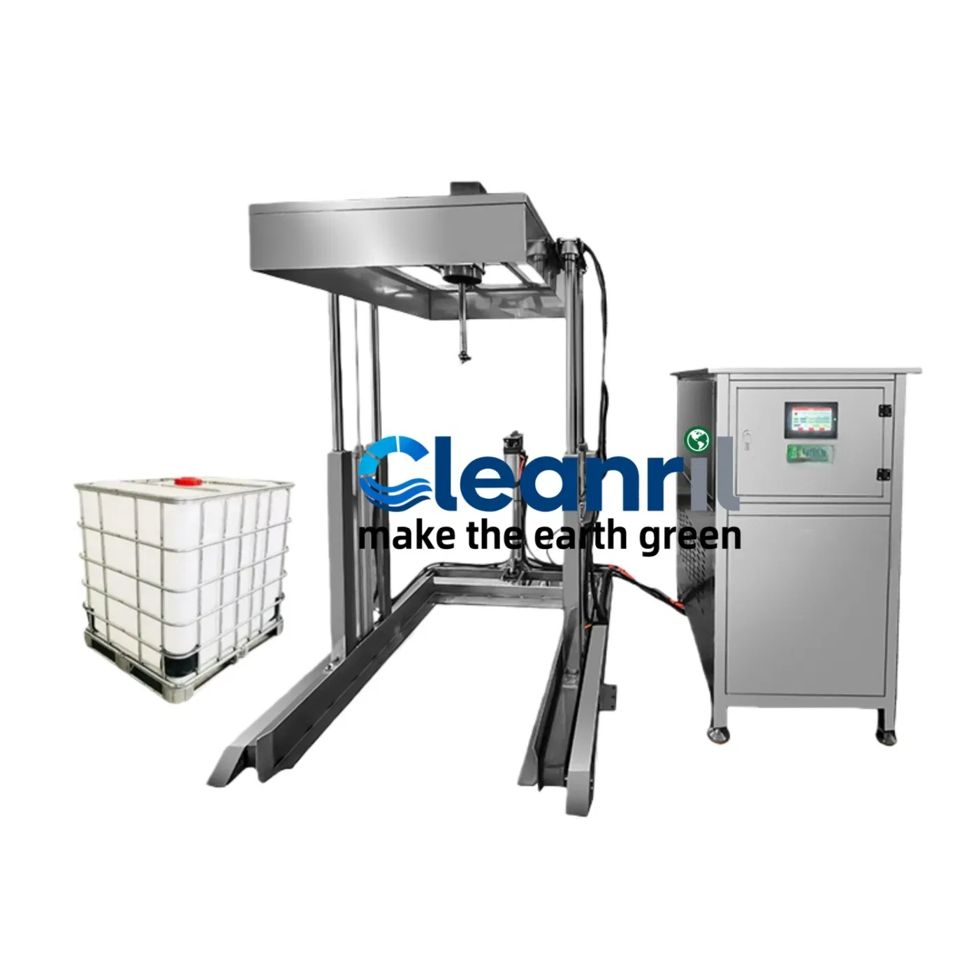 High-Efficiency Low Pressure IBC Cleaning System for Industrial Use