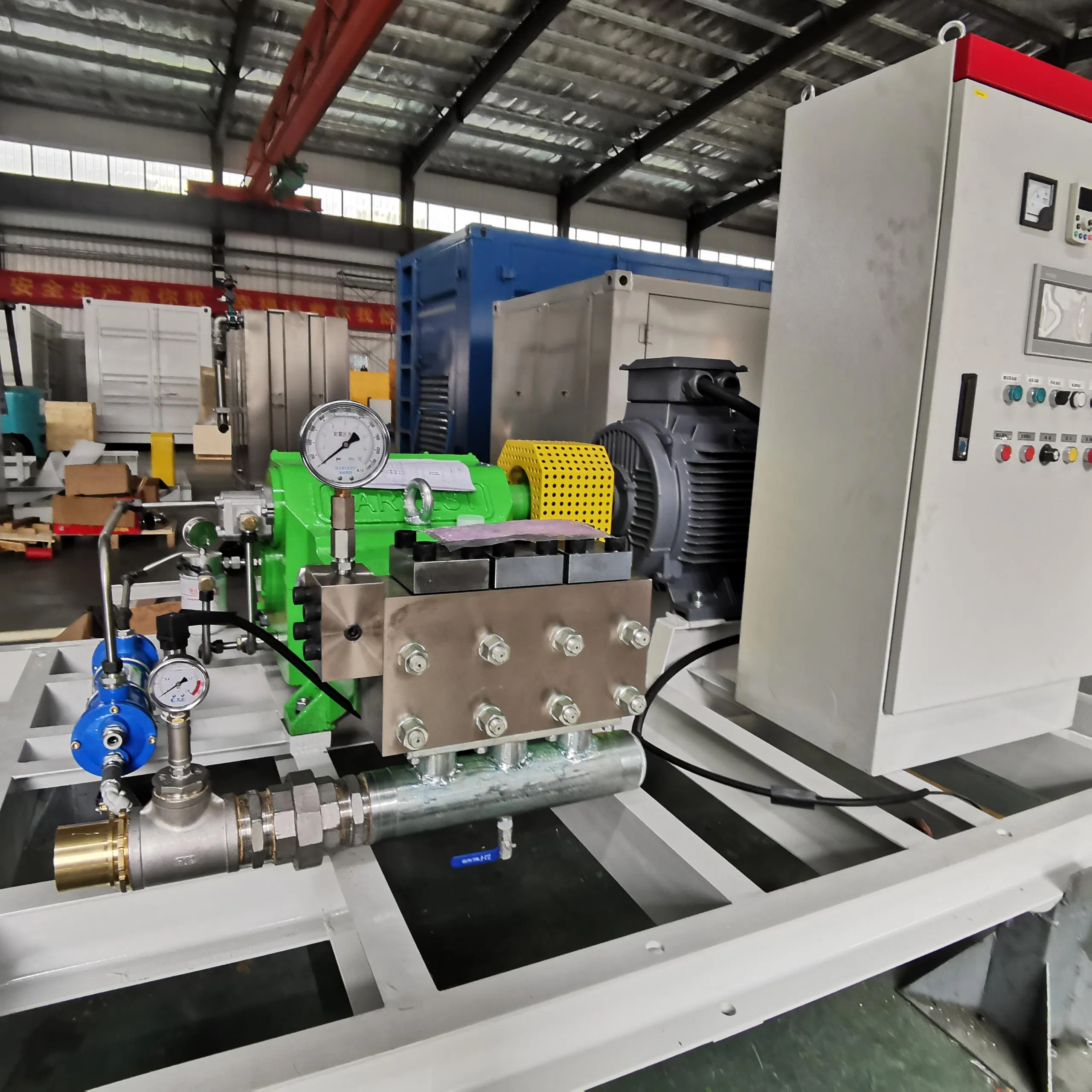 510lpm High Pressure Plunger Equipment for Industrial Cleaning and Descaling