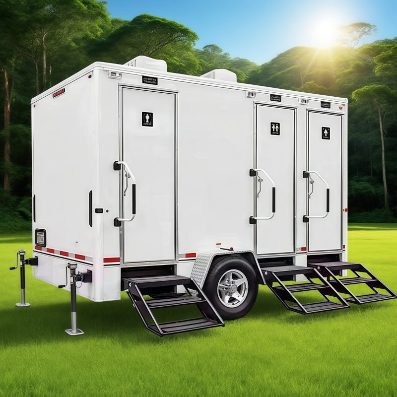 Luxury Durable Prefab Portable Bathroom Units with Mobile Toilet Trailer for Camping Adventure