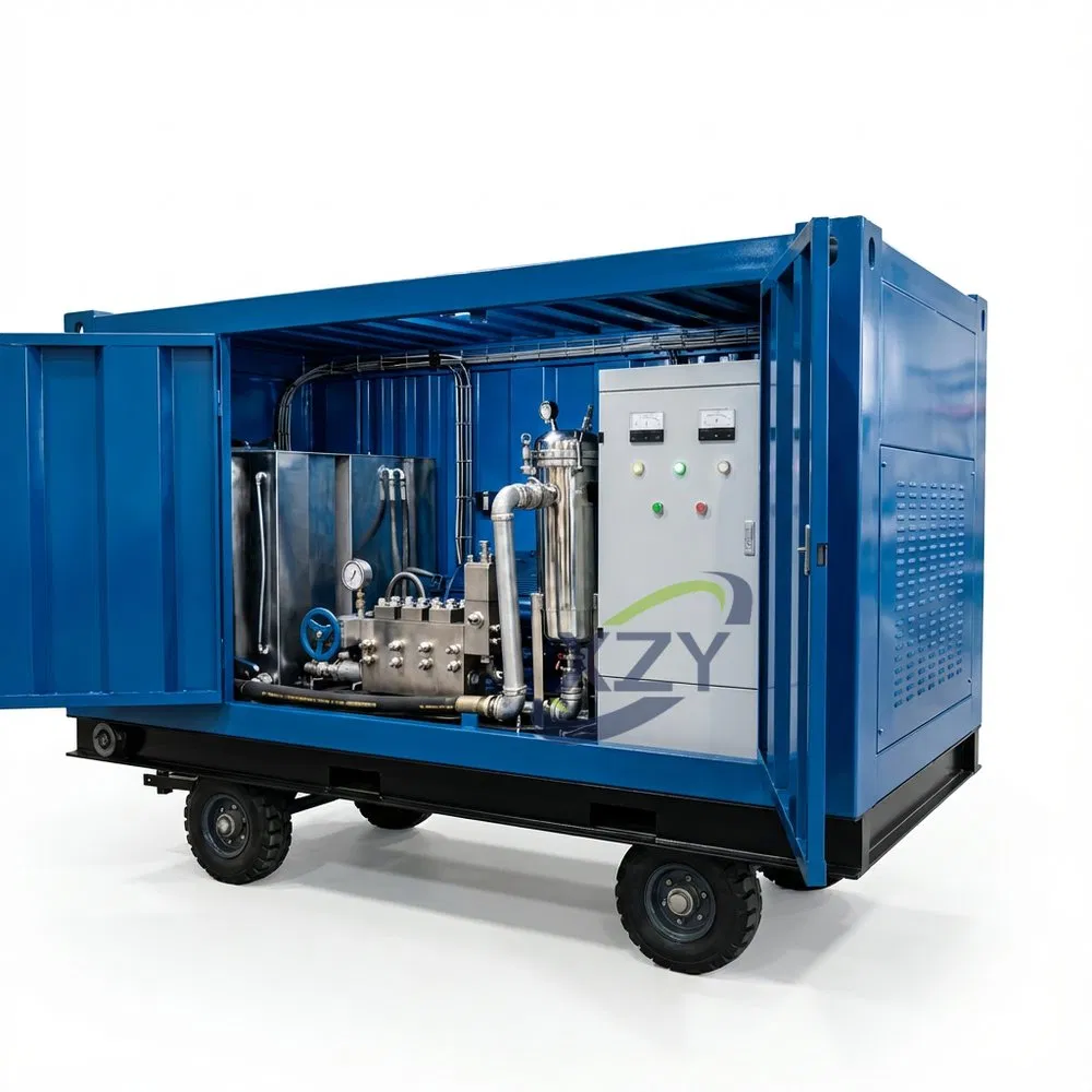 Machine Industrial Pipe Cleaning Equipment 1000bar High Pressure