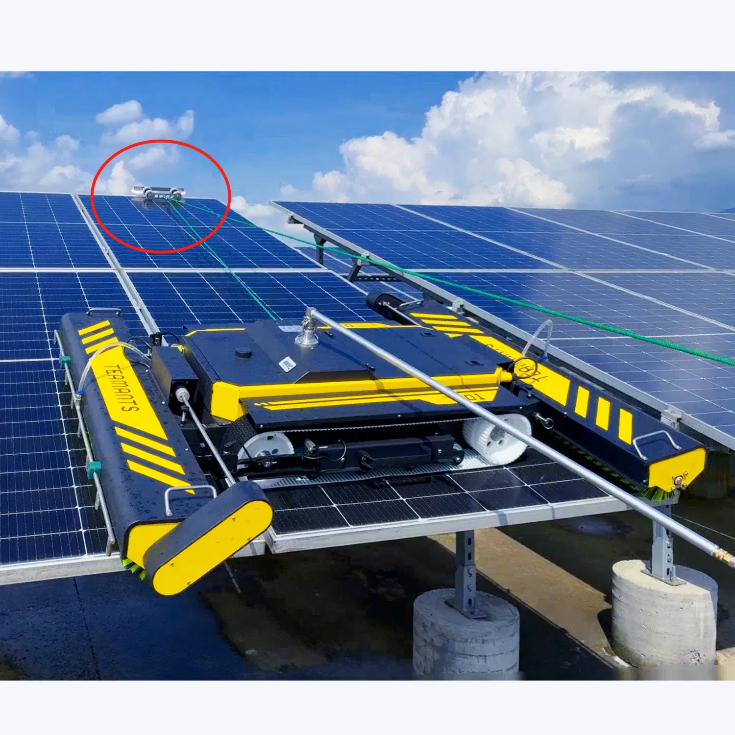 Efficient Solar Panel Cleaning Equipment with Automatic Functionality