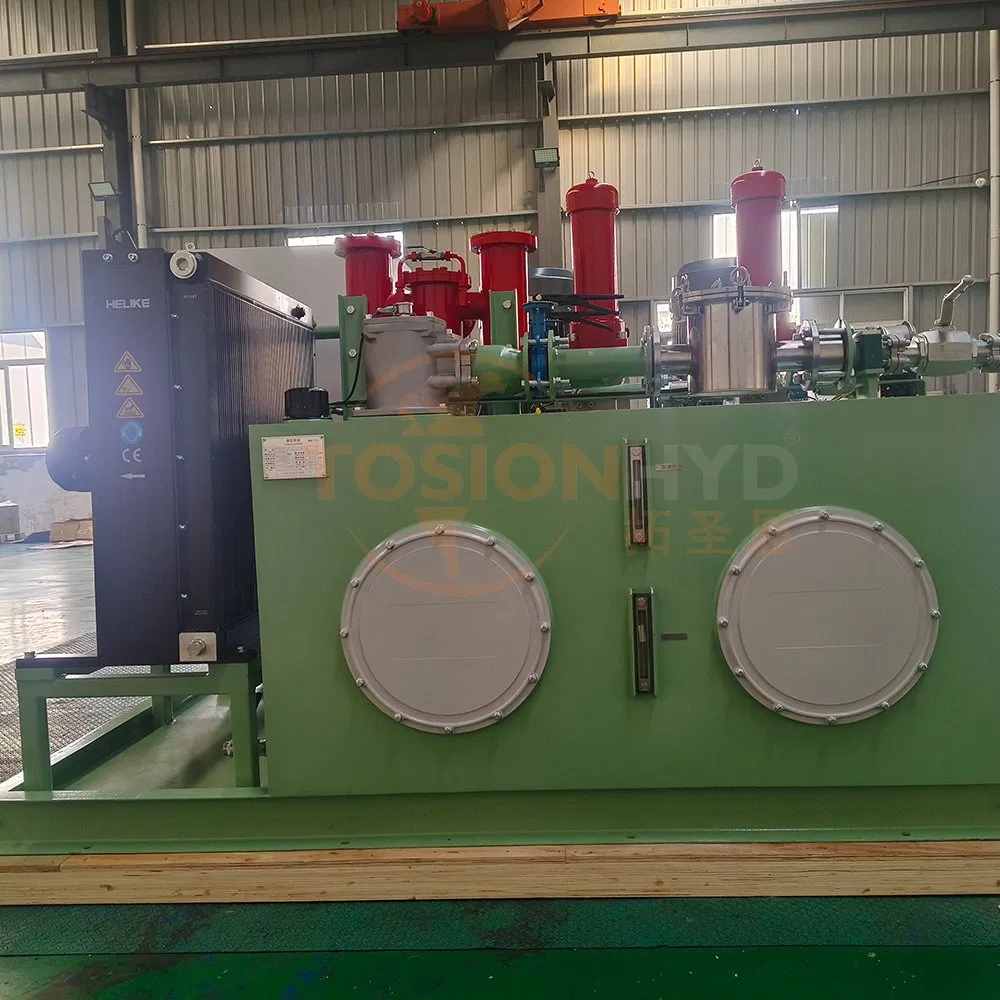 Tosion Custom 2000L 37kw 7MPa Steel Plant Hydraulic Station Flushing Fluid Power Unit Hydraulic Station System