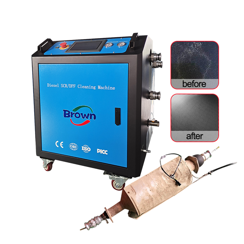 DPF System Cleaning Equipment for Euro 5 and Euro 6 Vehicles with High Pressure Stainless Steel Water Pump and Air Pump