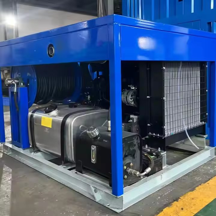 Municipal Sewer Drain Cleaning Machine 170L/Min High Pressure Cold Water Sewer Cleaning System
