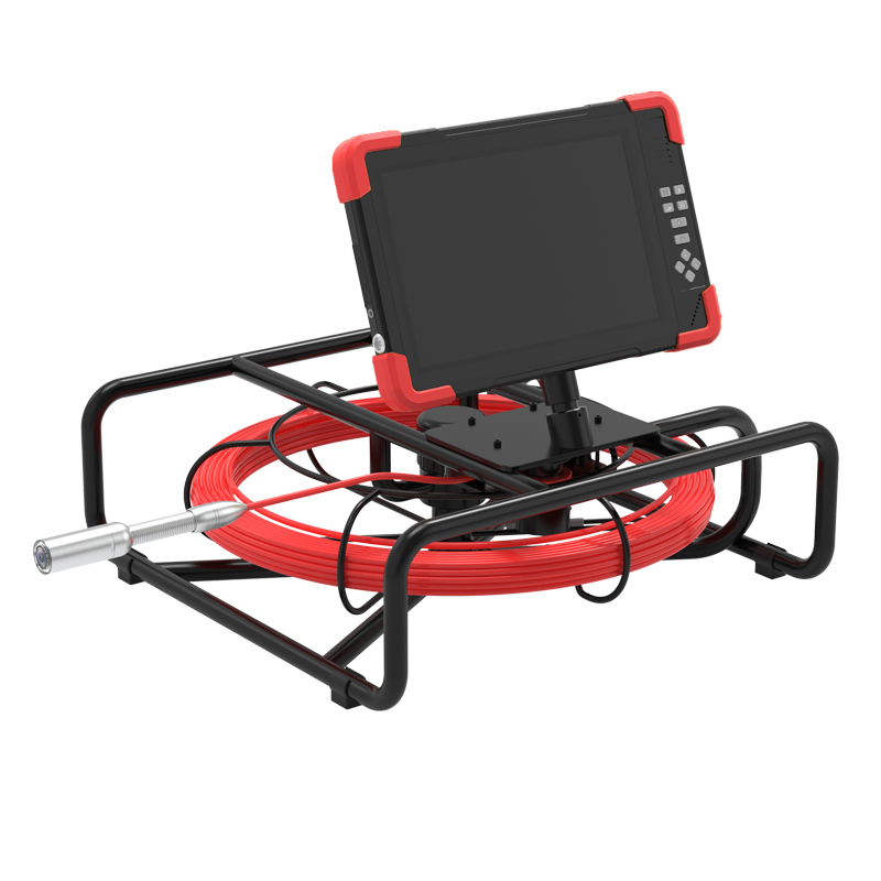 10.1" 4K Monitor 30m Sewer Pipe Inspection Video Camera Industrial Endoscope System with 512Hz Locator