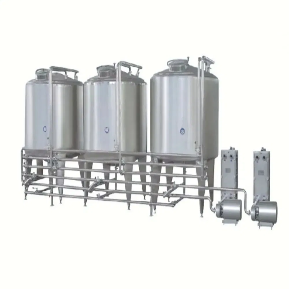2000lx3 CIP Cleaning System Acid Washing and Alkali Washing Tank