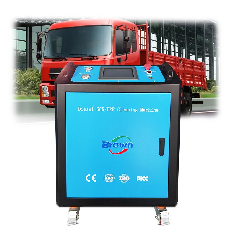 DPF System Cleaning Equipment for Euro 5 and Euro 6 Vehicles with High Pressure Stainless Steel Water Pump and Air Pump