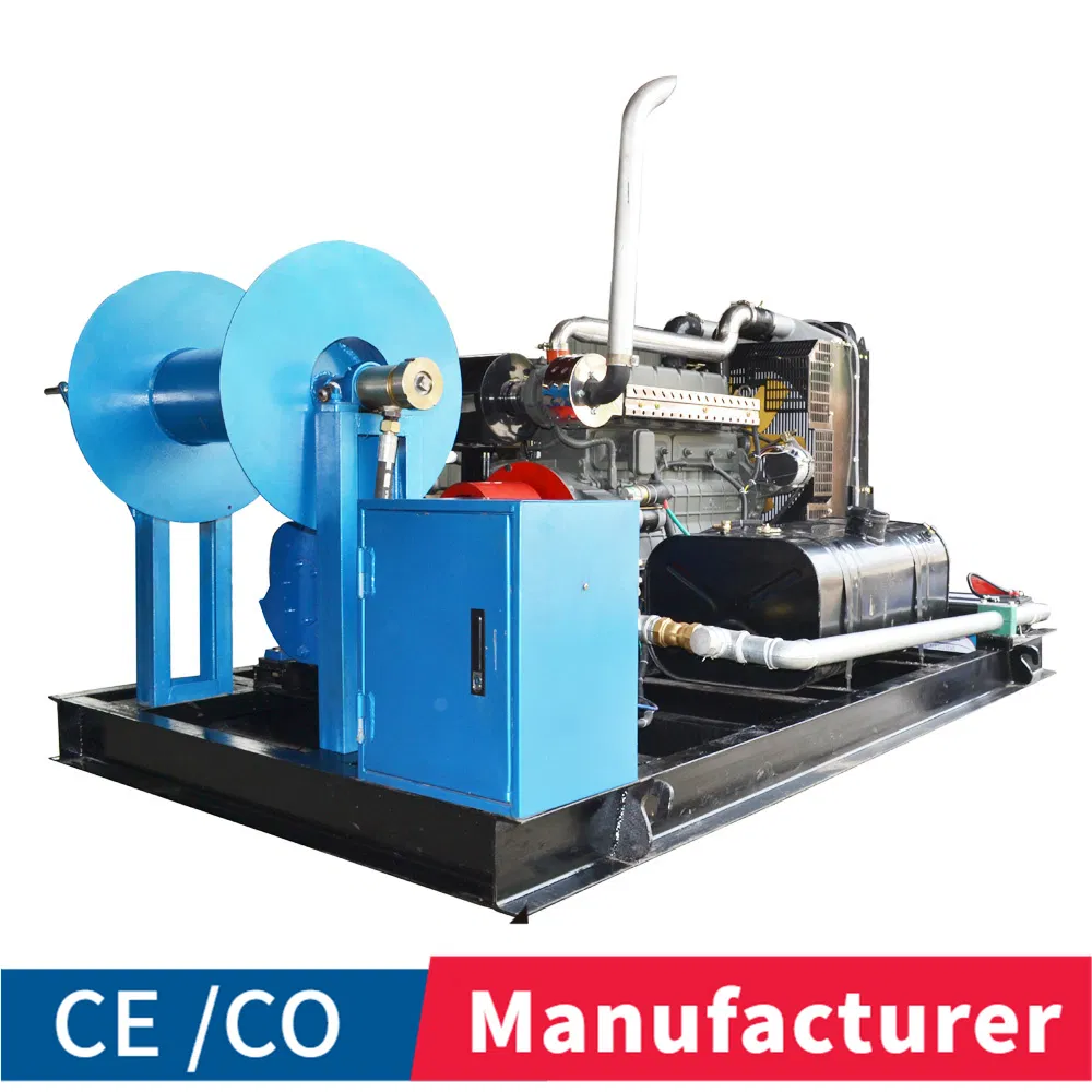 24MPa 145kw Diesel Engine Bigger Sewer Drain Tube Pipe Cleaning Equipment