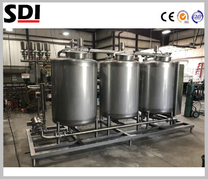 Stainless Steel Automatic Clean in Place Equipment CIP Tank Cleaning System