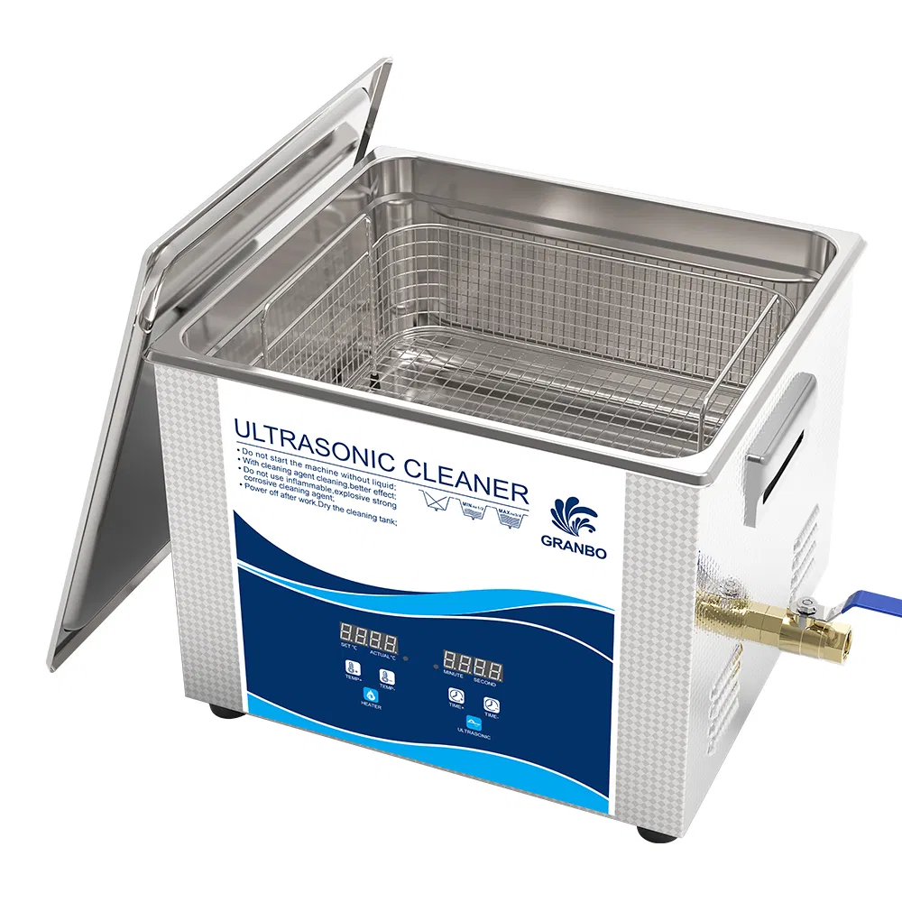 Granbo 40kHz Laboratory Ultrasonic Cleaning System for Laboratory Glassware with 15L Tank Capacity Wet Cleaning