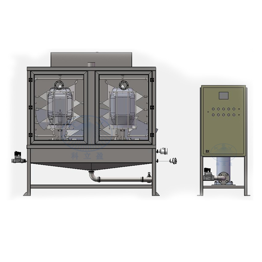 Round Shape Tank Cleaning System, Plastic Tank Cleaning Equipment