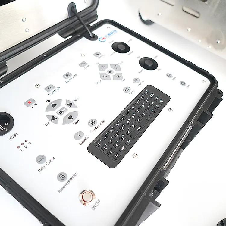 Electric Lift 150m CCTV Underwater Pipe Inspection Cleaning Crawler Robot Camera System