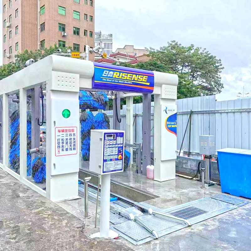 Smart Vehicle Cleaning System with Advanced Tunnel Car Wash Features