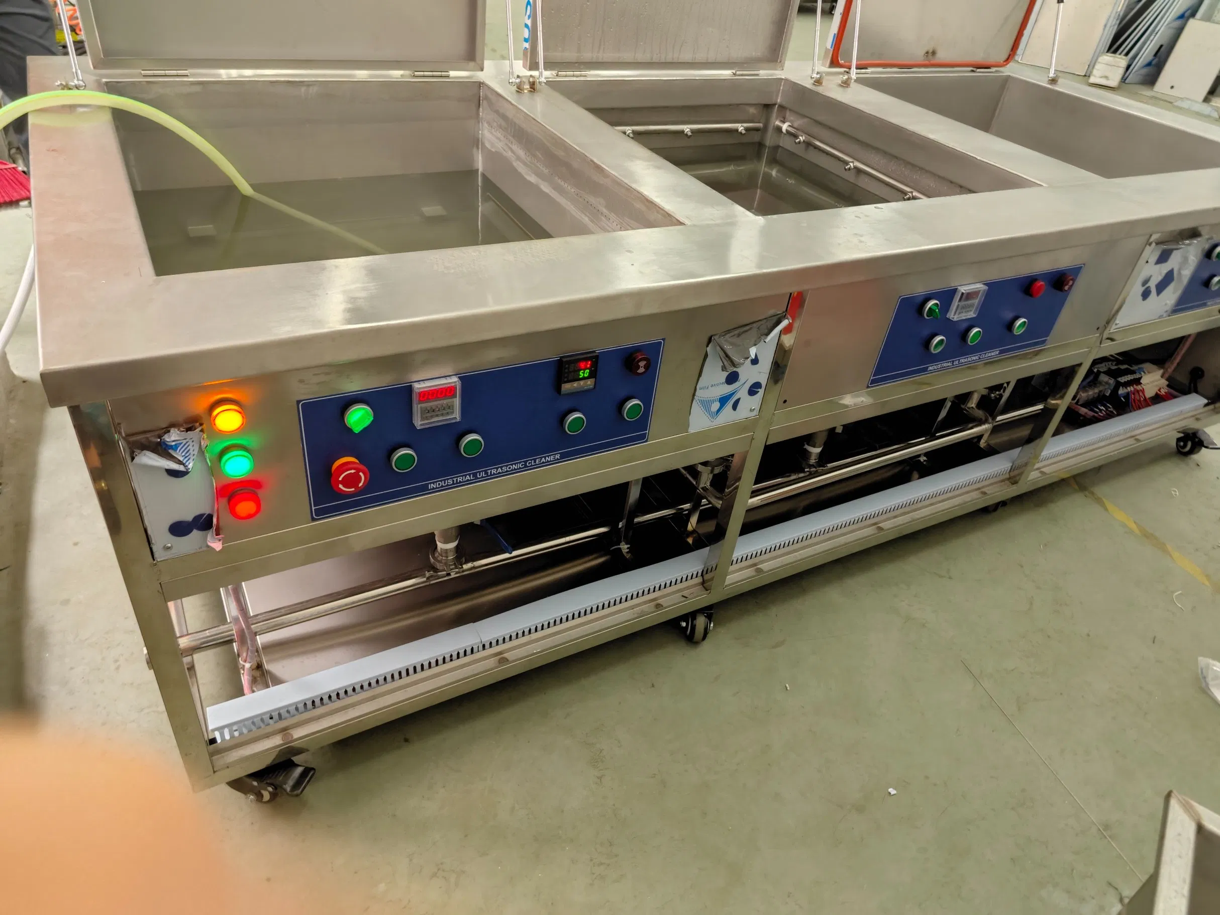 Bearing Vehicle Parts Multi Cabinets with Rinsing Drying Ultrasound Ultrasonic Cleaning System