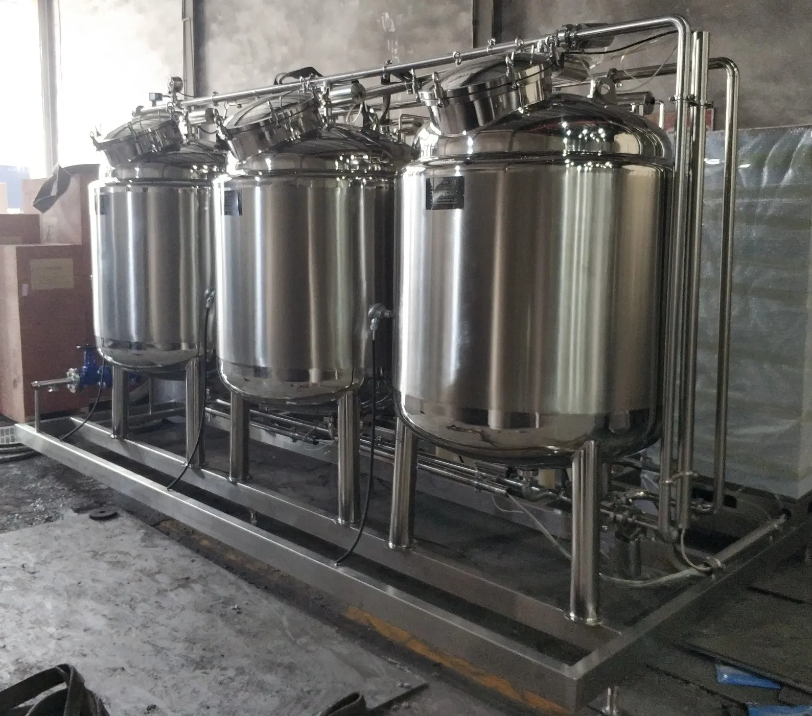 Joston Industrial High Pressure CIP Cleaning System for Food Processing Pipelines