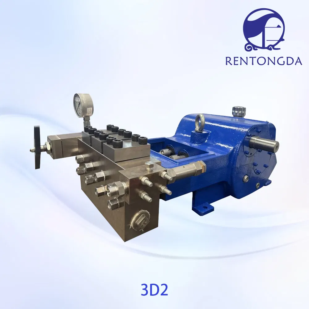 3D2 High-Pressure Plunger Pump Cleaning and Suction Pipeline System Combination