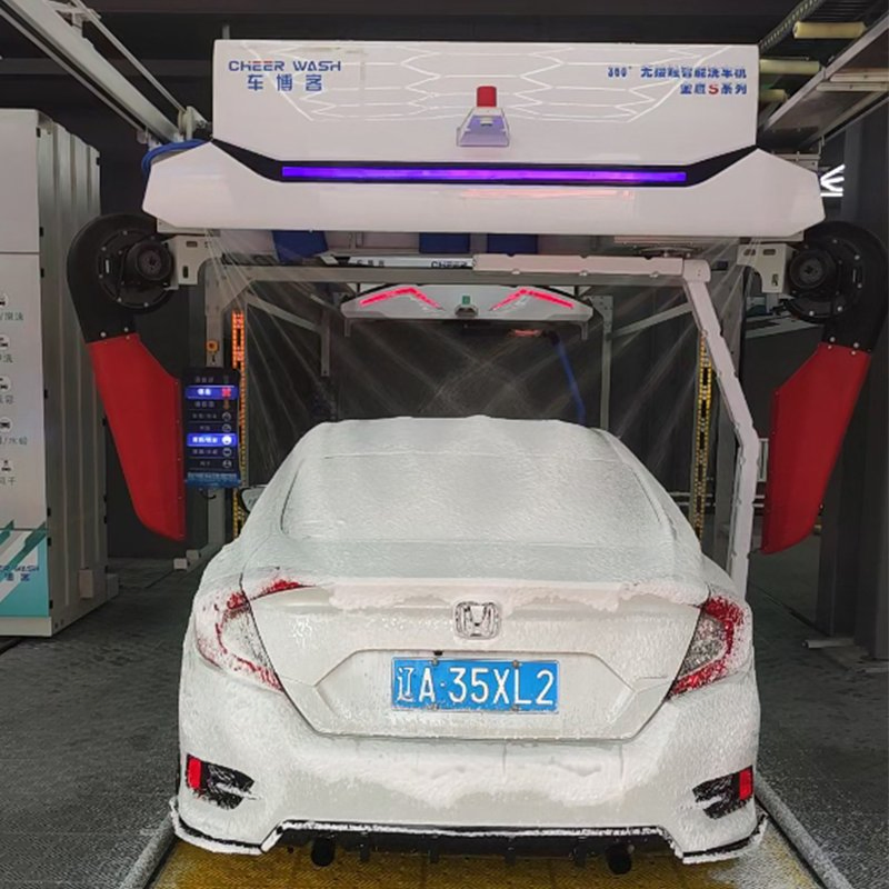 Commercial Touchless Precision Vehicle Cleaning Equipment Self-Operating Car Wash Station