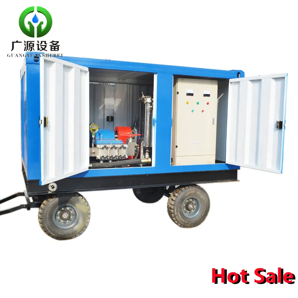 1000bar High Pressure Water Gun Cleaning Machine Power Plant Air Preheater Economizer Industrial Electric High Pressure Water Jetting System