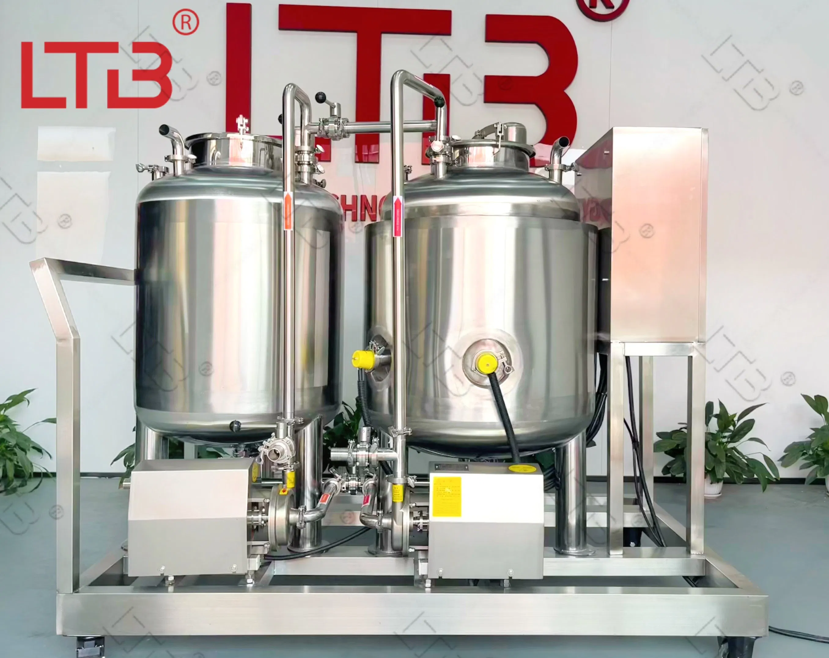 Industrial CIP Cleaning Equipment Beverage Production Facilities Supporting Customizable Cleaning Cycles and High-Pressure Spraying Machine System