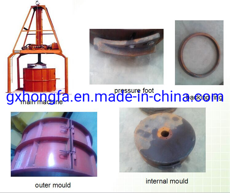Manual Cement Pipe Moulding Equipment Concrete Culvert Cement Pipe Making Machine