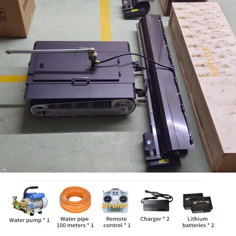 Fully Automatic Dry Cleaning Solar Panel Cleaning Robot Machine Equipment System