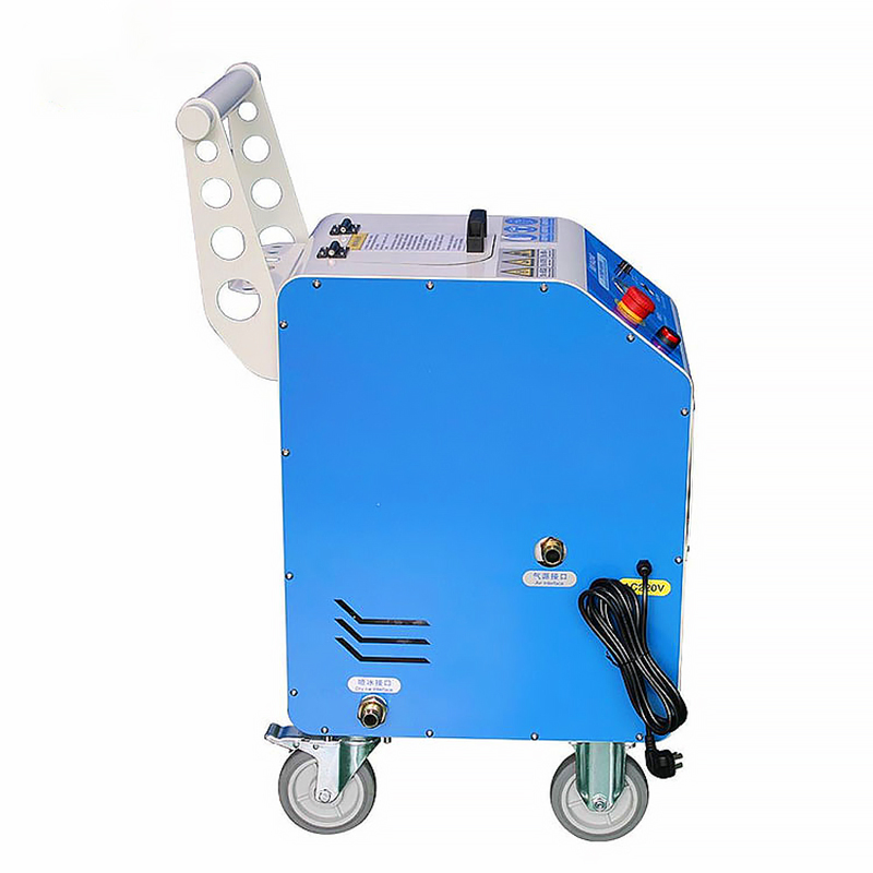 Portable Dry Ice Cleaning System for on-Site Automotive Repair and Surface Restoration