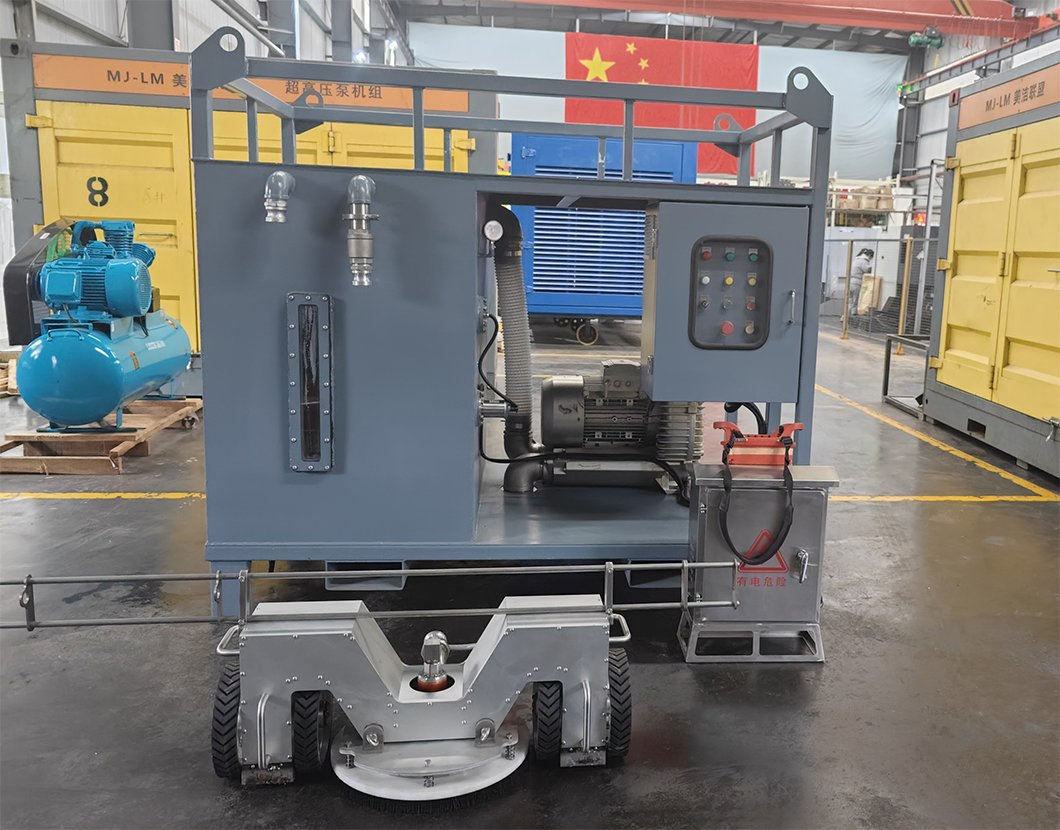 Vacuum Waterwaste Recovery System for High Pressure Water Jet Cleaning Work
