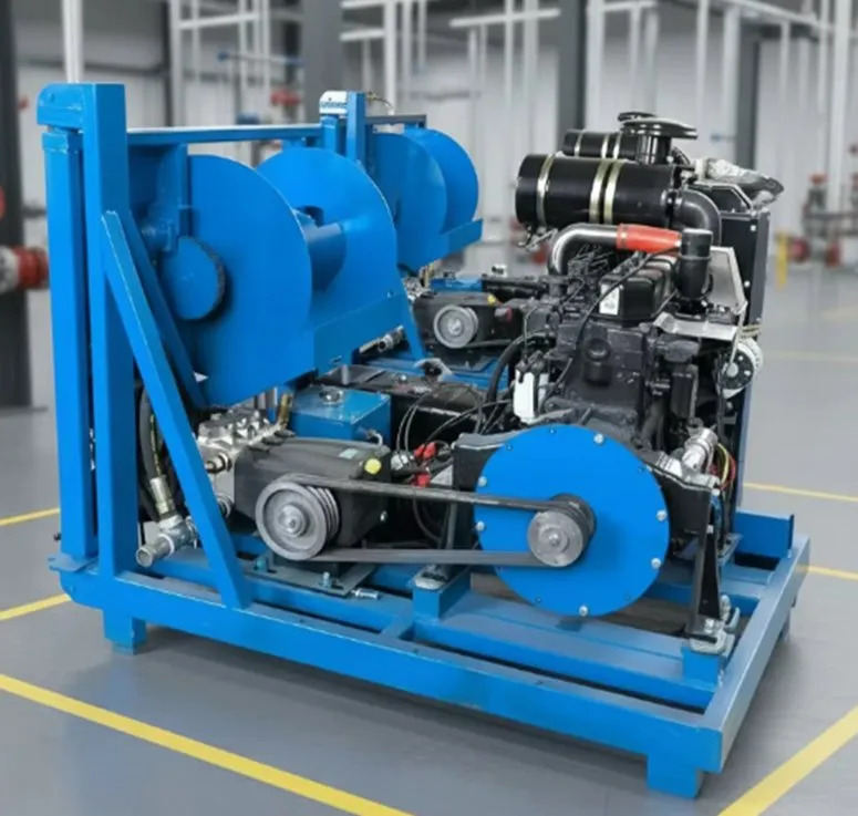 High Pressure Water Jet Drain System