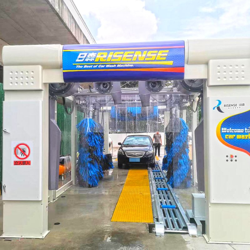 Smart Vehicle Cleaning System with Advanced Tunnel Car Wash Features