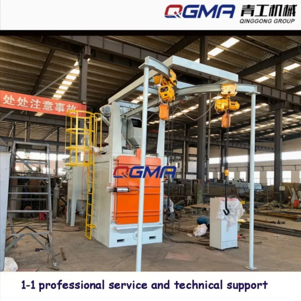 Overhead Hook Type Industrial Shot Cleaning Equipment for Heavy Duty Steel Components