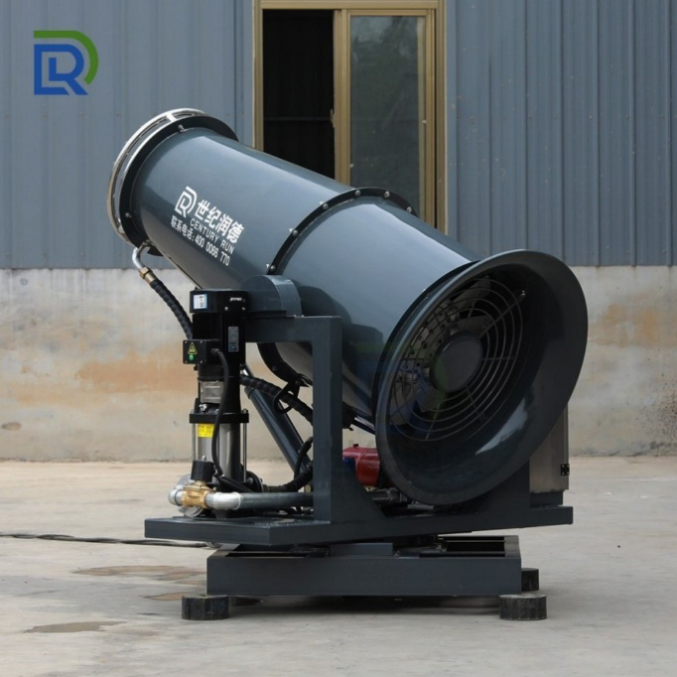Construction Site Mine Farm in-Vehicle Generator Set Dust Suppression Fog Cannon Machine