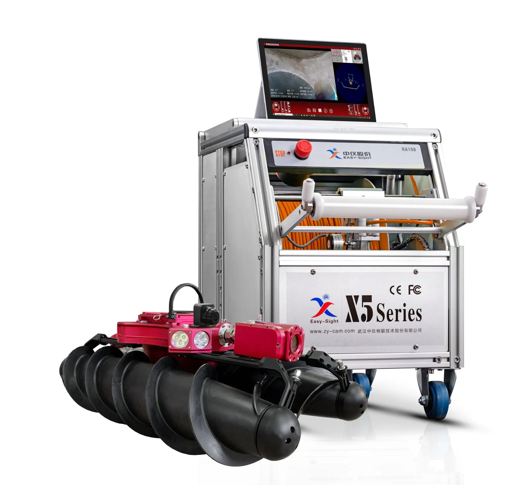 Screw Type Sewer Inspection Robot Sonar Inspection Equipment Supplier