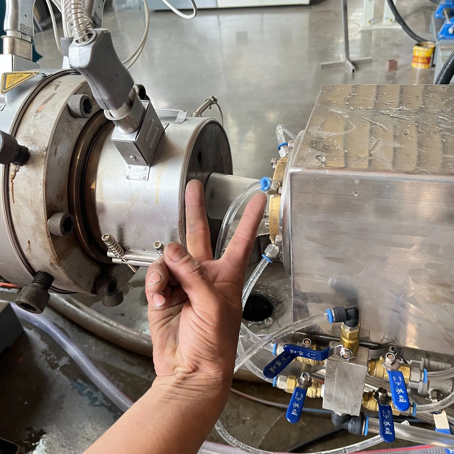 Three-Layer Pert Pipe Extrusion Line High-Speed Floor Heating Pipe Extrusion Production Equipment