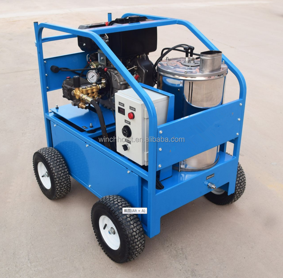 Cal20/12 Outside Use Diesel Driven Fuel Heating High Pressure Hot Water Automobiles and Machinery Manufacturing Cleaning Equipment