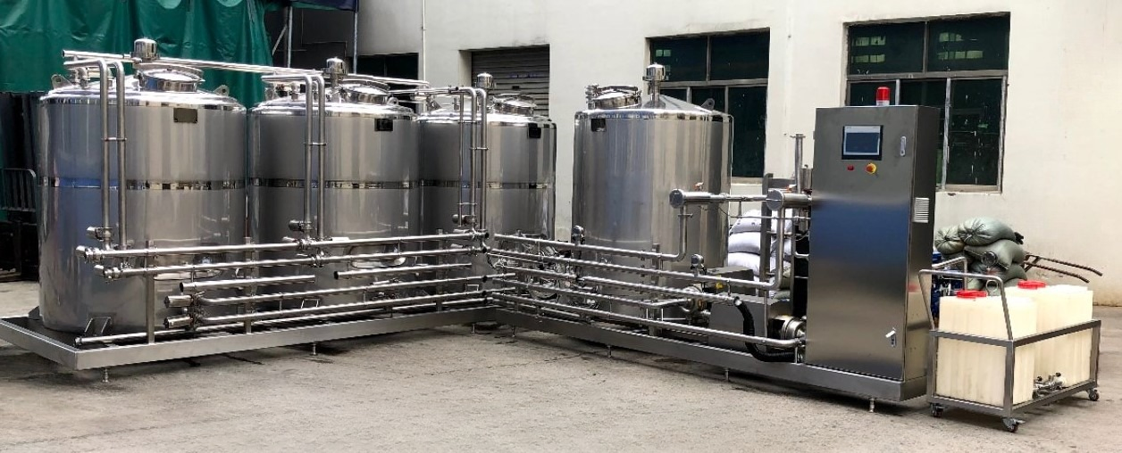 Joston Industrial High Pressure CIP Cleaning System for Food Processing Pipelines