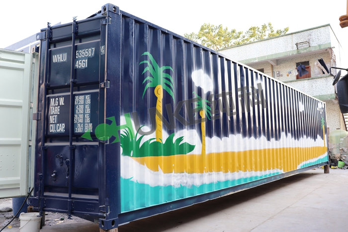 Portable Container Reverse Osmosis Plant Mobile RO Sea Water Containerized Seawater 8t/H Desalination Plant / System / Equipment