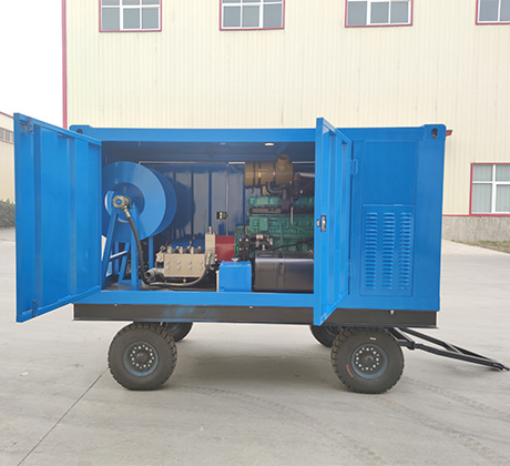 220L/Min 240bar High Pressure Sewer Drain Pipe Cleaning Machine Drainage Pipeline Cleaning Equipment