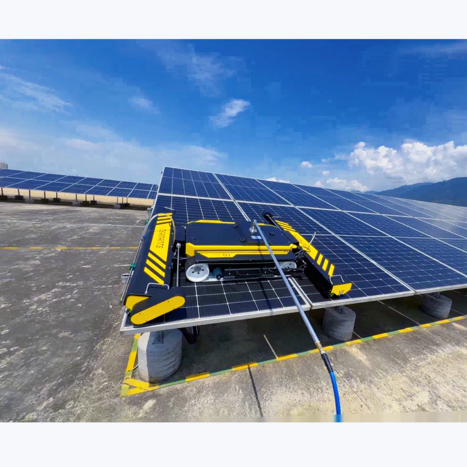 Efficient Solar Panel Cleaning Equipment with Automatic Functionality