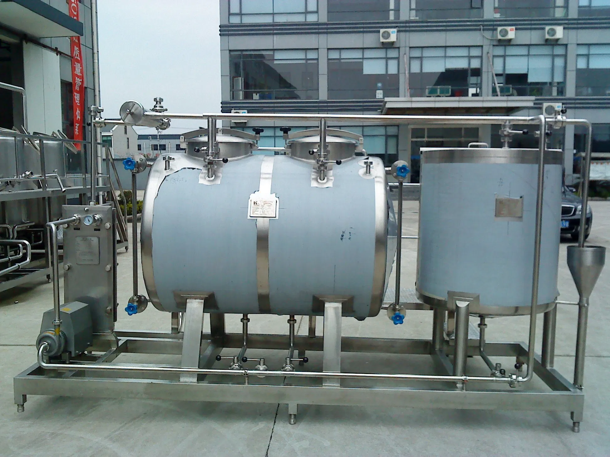 CIP cleaning system CIP tanks CIP acid tank CIP alkali tank CIP system