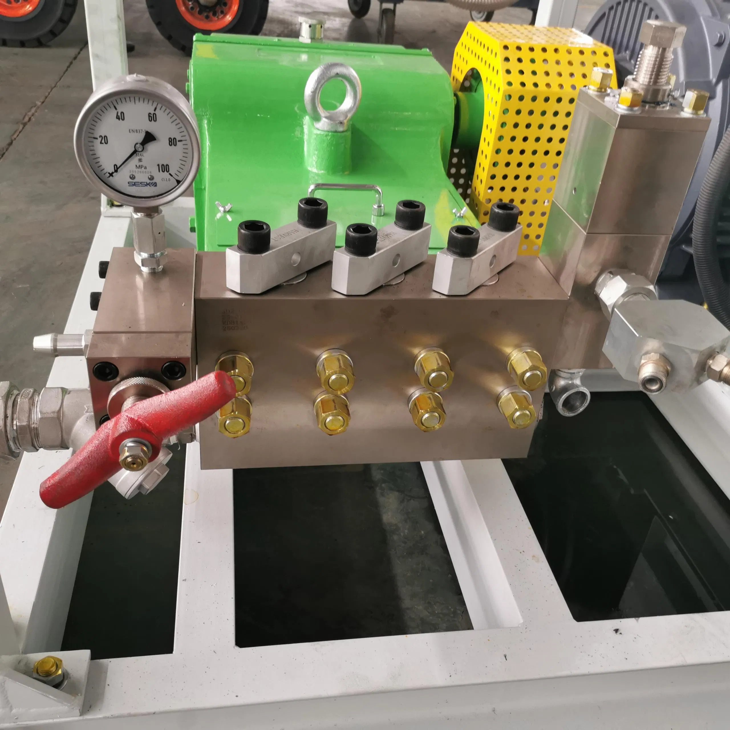 520bar 270lpm Industrial Descaling Equipment for Chemical Plant Heat Exchanger Cleaning