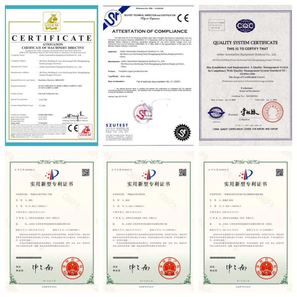 Certifications