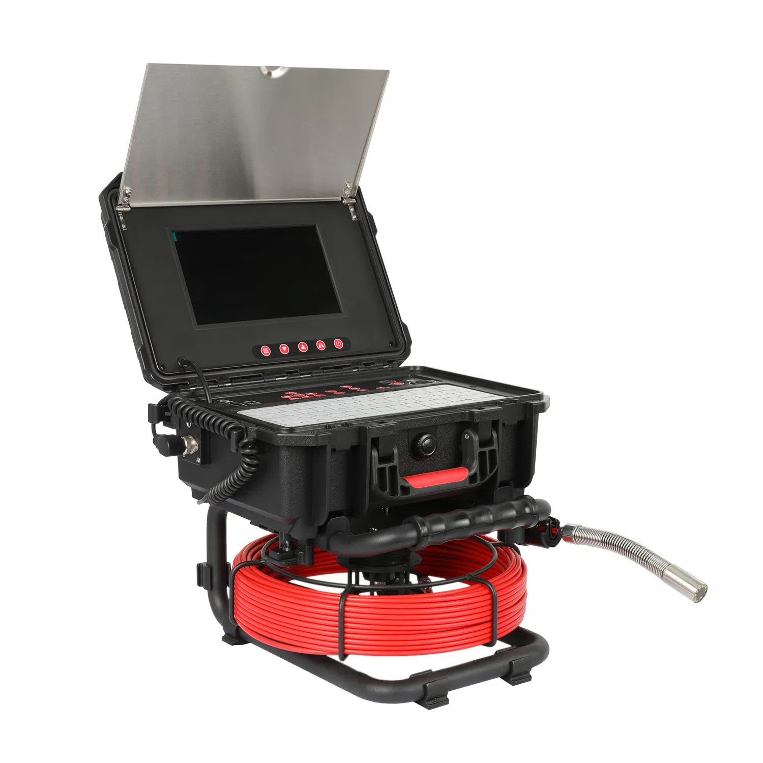 Available 512Hz and Self-Leveling Sewer Drain Cleaning Video Inspections Maintenance Pipe Inspection Camera System