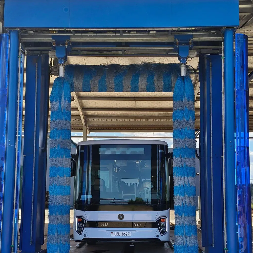 full automatic 3 brushes truck wash system for bus and truck washing