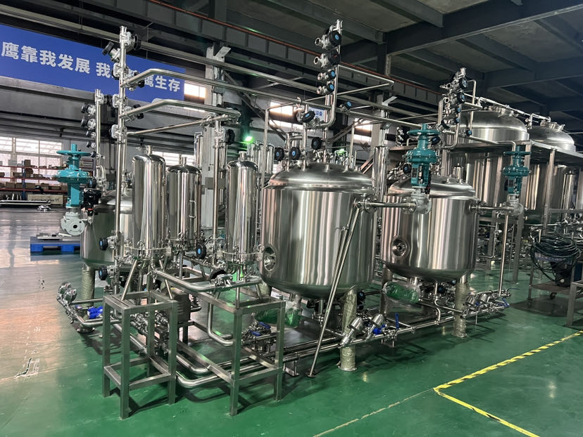 Stainless Steel Preparation System Tank CIP (Cleaning In Place) System