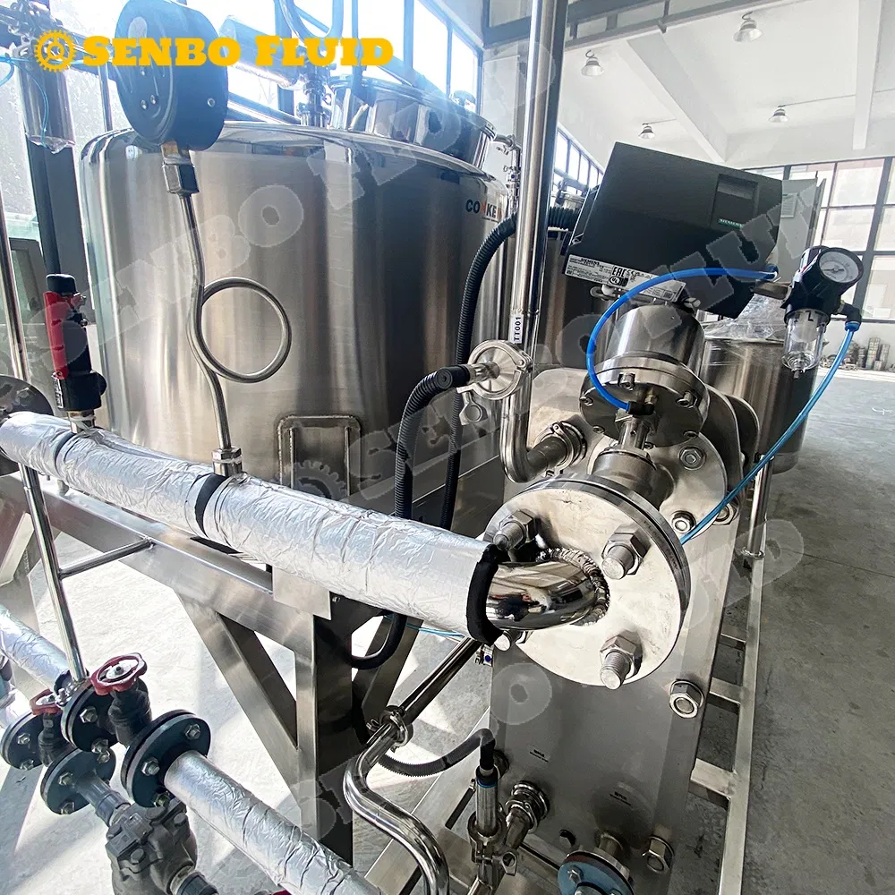 Senbo Fluid Supply CIP Washing Online Cleaning Equipment System for Brewing Tanks