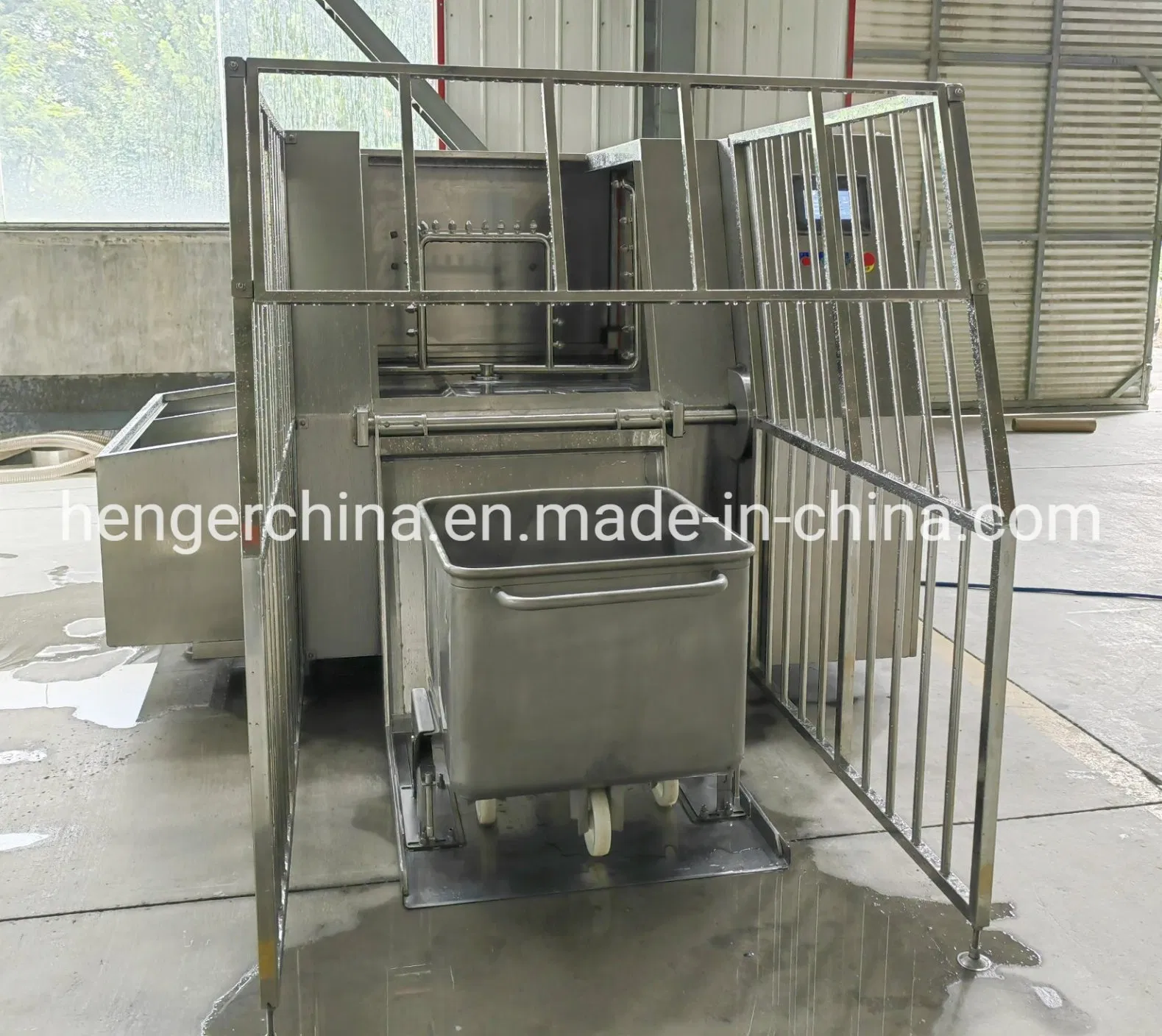 Sausage Processing Factory Cleaning Equipment for 200L Meat Trolley