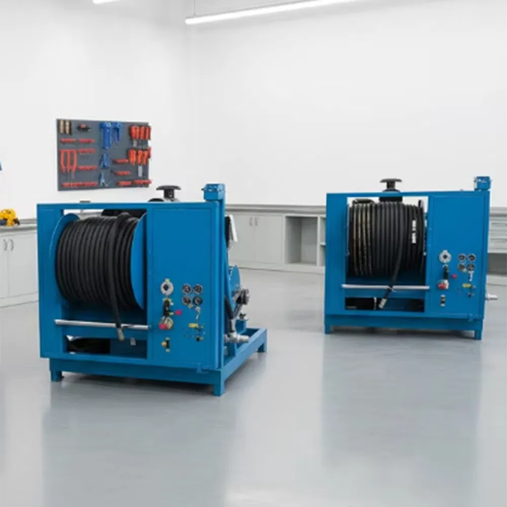 Powerful High Pressure Cold Water Jetting System for Sewer and Pipeline Cleaning