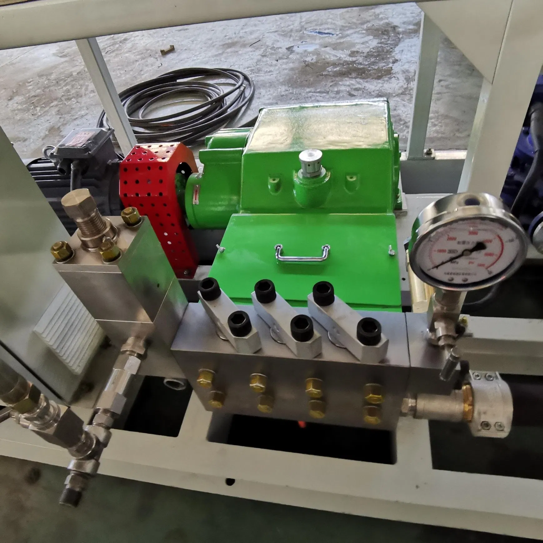 170L/Min 4060psi High Pressure Waterjet System for Surface Cleaning